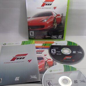 XBOX 360: FORZA MOTORSPORT 4 !! Complete w/Manual and Insert